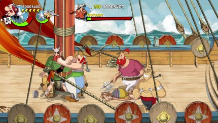 Der Backpfeifen-Move von Obelix brachte uns immer wieder zum Lachen.