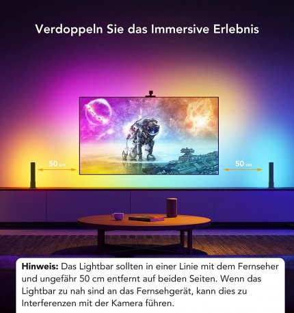 <strong>Govee Smart LED LIghtbar </strong>für Bildschirme mit 27-45 Zoll.