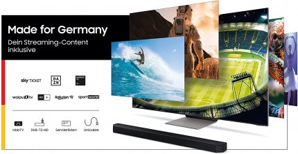 Wer einen Samsung-TV kauft erhält Streaming-Content im Wert von bis zu 968 Euro gratis dazu.&nbsp;