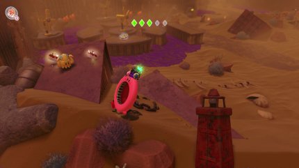 Kirby und das vergessene Land: Die wüste Wiege des Lebens: Besiege den zurückgelassenen Squishy.