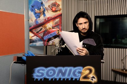 Julien Bam spricht die deutsche Synchronstimme von Sonic.