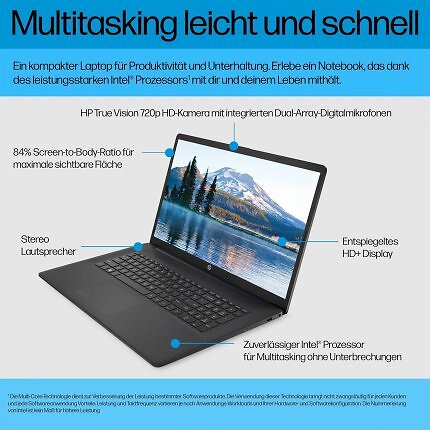 Der HP Laptop mit 17,3 Zoll bietet ein ausgezeichttps://www.amazon.de/HP-Display-Celeron-UHD-Grafik-Windows/dp/B0CP483B3M?th=1&amp;ascsubtag=CM24S1P21A1473422Z&amp;linkCode=ll1&amp;tag=pcgcmag-21&amp;linkId=67fa0a550f5883541b8280d58318a059&amp;language=de_DE&amp;ref_=as_li_ss_tlhnetes Preis-Leistungs-Verhältnis.