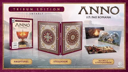 Für nur noch 39,99 Euro bietet die Tribun Edition ein preislich attraktives Paket aus Hauptspiel, Steelbook und gedruckten Artworks.