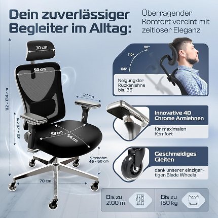 Gaming-Stuhl versus ergonomischer Bürostuhl.