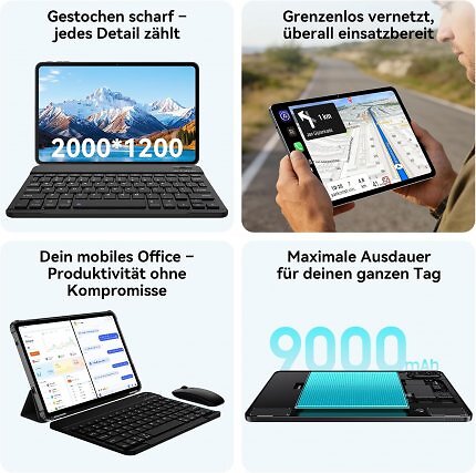Mit dem Blackview Mega 2 erhält man ein alltagstaugliches Tablet, das auch als Laptop-Ersatz fungieren kann, zum erstaunlich günstigen Preis.