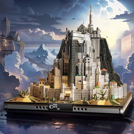 Von einem Lego-Rivalen stammt ein an Minas Tirith erinnerndes Set.