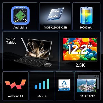 Für vergleichsweise wenig Geld erhalten Prime-Mitglieder ein erstaunlich gut ausgestattetes Android-16-Tablet.