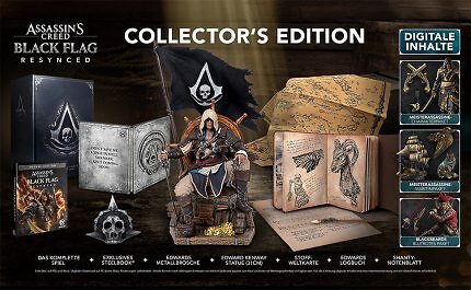 Prallgefüllt: AC Black Flag Resynced Collector's Edition