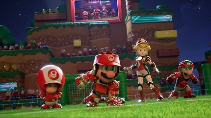 Auf diesem Rasen ist alles erlaubt! Mario Strikers Battle League Football wartet mit heißen Matches auf euch!