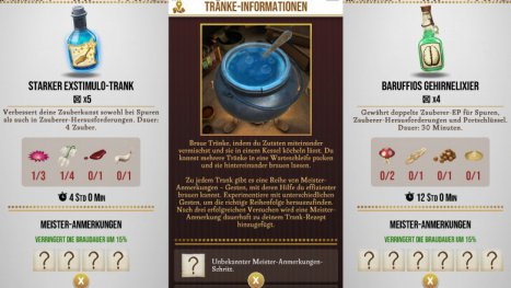 Harry Potter: Wizards Unite - Tränke brauen, alle Gesten im Überblick - Tipps