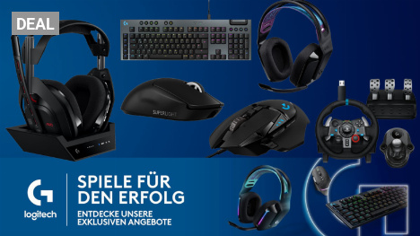Logitech Gaming-Zubehör günstiger: Diese Prime-Deals nicht verpassen - Mäuse, Tastaturen, Headsets und mehr