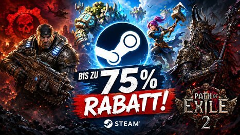 Steam Midweek Sale startet mit Rabatten von bis zu 75 Prozent