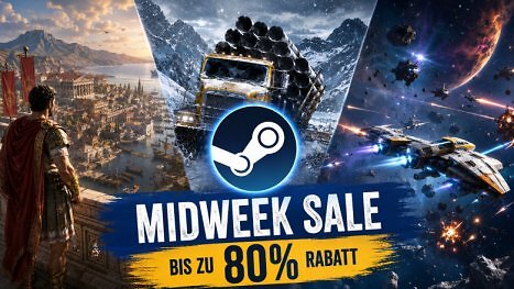 Steam Midweek Sale mit starken Rabatten auf Anno 117, SnowRunner & Co.