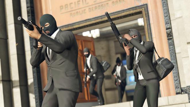 Mit der Kanone im Anschlag andere ausrauben ist nur ein Teil in GTA Online.