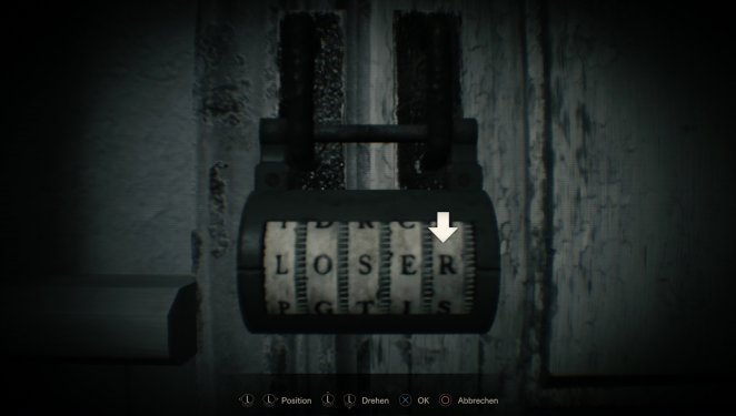 Den Code 'Loser' lernt ihr im VHS-Video. Nutzt ihn später auch mit Ethan!