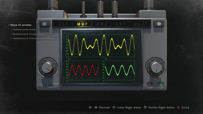 Den Signal-Modulator stellt ihr zunächst ein, bevor ihr ihn verwendet.