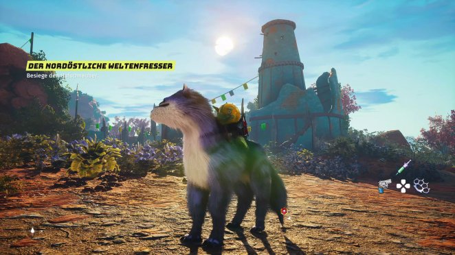Auf den ersten Blick wirkt das Open-World-Abenteuer grafisch top. Bei genauerer Betrachtung fallen uns aber doch auch recht häufig schwammige Texturen und Clipping-Fehler auf. &nbsp;