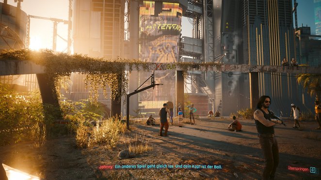 Mit Cyberpunk 2077 Phantom Liberty ist selbst der Ryzen 7 8700G bei Full-HD etwas überfordert.