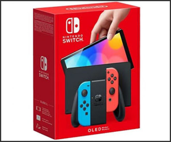 NINTENDO Switch (OLED-Modell) Neon-Rot/Neon-Blau