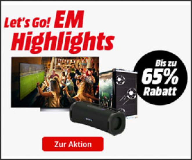 EM-Highlights mit Rabatten bis zu 65%