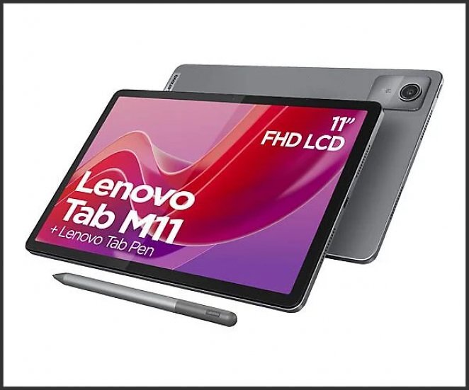 LENOVO Tab M11 mit Lenovo Digital Pen, Tablet, 128 GB, 11 Zoll, Luna Grey