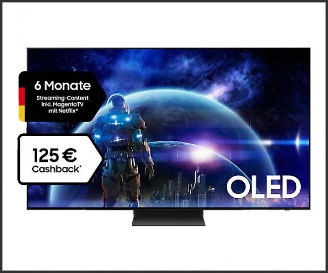 SAMSUNG GQ48S90D OLED TV (Flat, 48 Zoll / 122 cm, OLED 4K, SMART TV, Tizen)