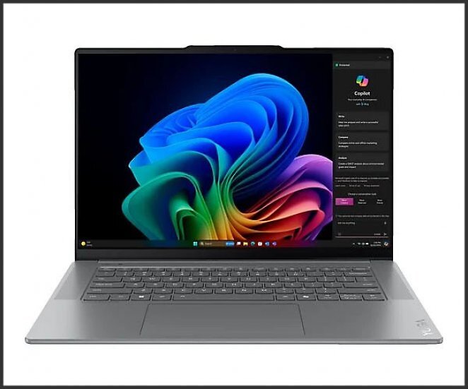 LENOVO Yoga Slim 7i Aura Edition mit 15,3 Zoll Display Touchscreen, Intel® Core™ Ultra 7, 16 GB RAM, 1 TB SSD, Windows 11 Home (64 Bit)