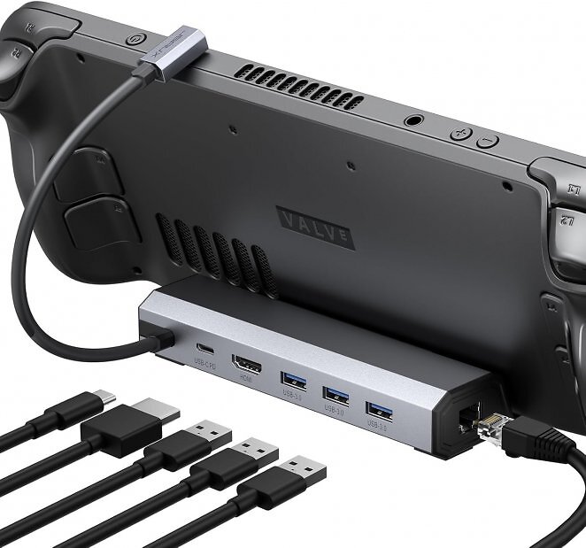JSAUX Steam Deck Dock 6-in-1