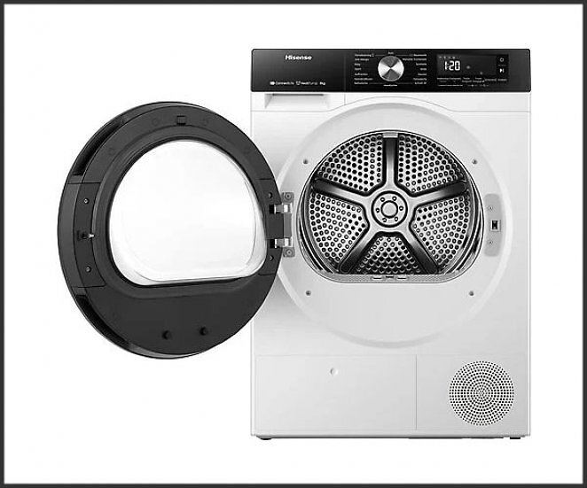 HISENSE DH3S802BW3 Wärmepumpentrockner (8 kg, A+++, weiß)