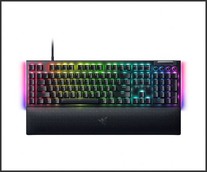 Razer BlackWidow V4 Gaming-Tastatur QWERTZ - Yellow Switch