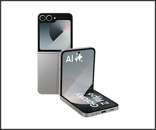 SAMSUNG Galaxy Z Flip6 5G 256 GB Silver Shadow Dual SIM