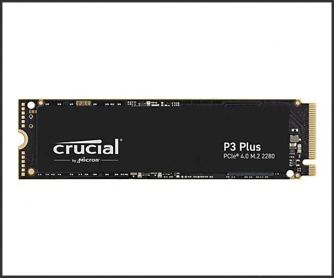 CRUCIAL P3 Plus Festplatte, 2 TB SSD M.2 via PCIe, intern