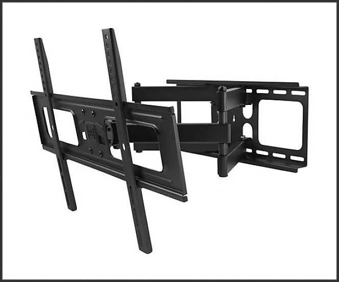 ONE FOR ALL WM 4661 Wandhalterung, max. 90 Zoll, Schwenkbar, Neigbar, Schwarz