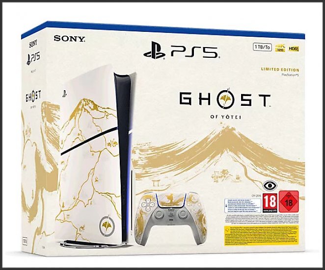 Sony PlayStation 5 Slim Ghost of Yotei Limited Edition, Spielkonsole