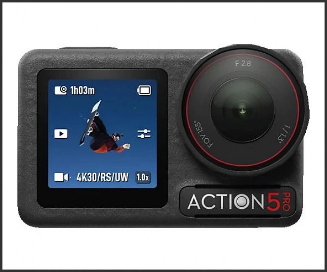 DJI Osmo Action 5 Pro Adventure Combo Action Kamera , WLAN, Touchscreen