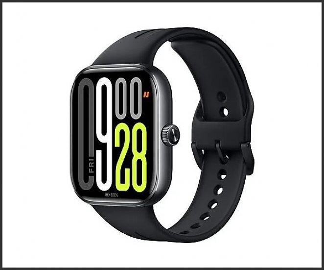 XIAOMI Redmi Watch 5 Smartwatch Aluminium Thermoplastisches Polyurethan / Kunststoff, 20-200 mm, Obsidian Black