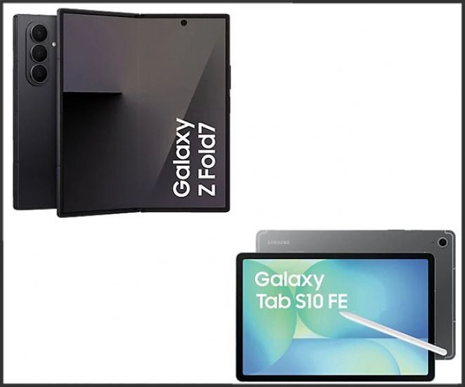 SAMSUNG Galaxy Z Fold7 256 GB Jetblack Dual SIM - gratis dazu gibt's das Samsung Galaxy Tab S10 FE 128 GB