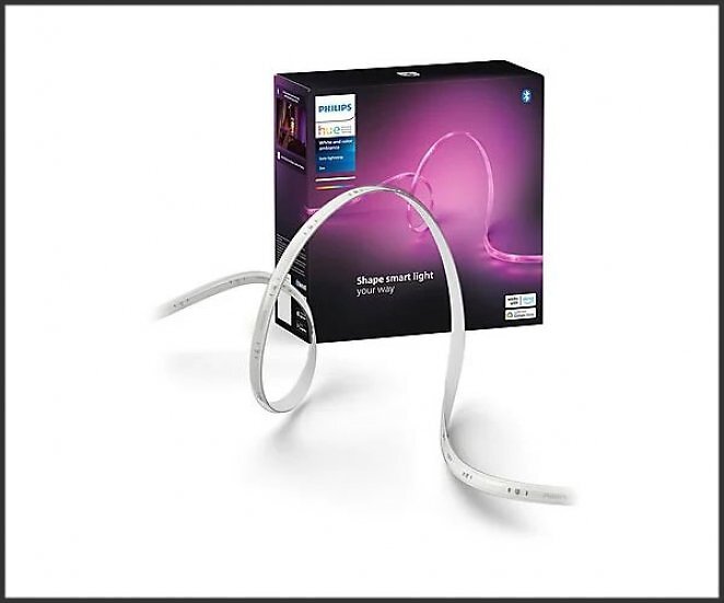 PHILIPS Hue Lightstrip Solo 5 m Smarter Lightstrip Kalt-Warmweiß und Farbe
