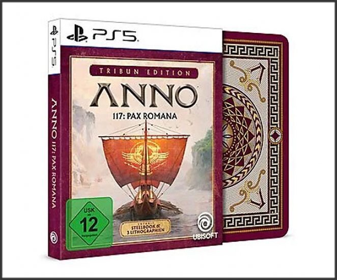 Anno 117: Pax Romana - Tribun Edition Steelbook ® (exklusiv bei Media Markt und Saturn) - [PlayStation 5]