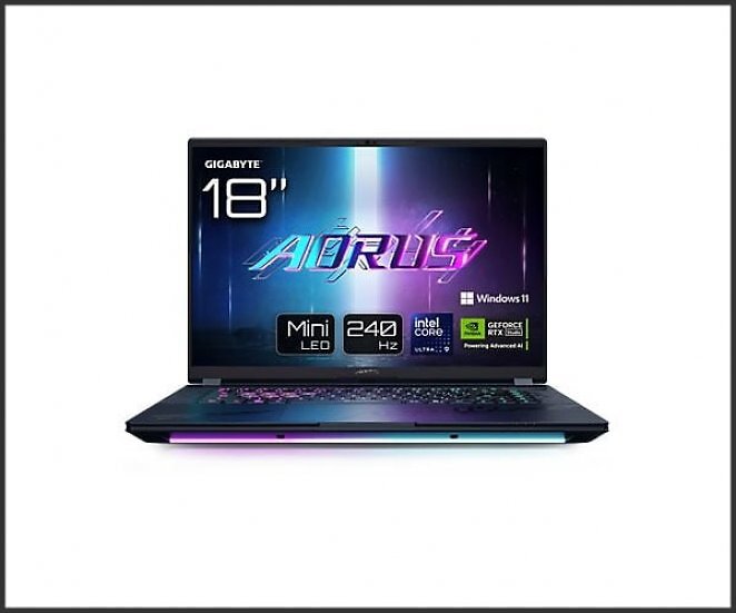 GIGABYTE AORUS Master 18 BZHC6DED42SP - 18 Zoll - Intel® Core™ Ultra 9 275HX - 64 GB - 2 TB - NVIDIA GeForce RTX™ 5090 - Windows 11
