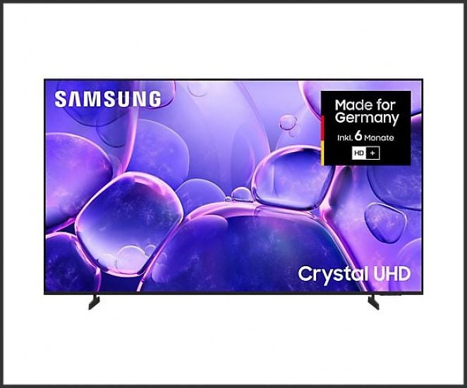 SAMSUNG GU65U8079F Crystal UHD 4K Smart TV (Flat, 65 Zoll / 163 cm, UHD 4K, SMART TV)