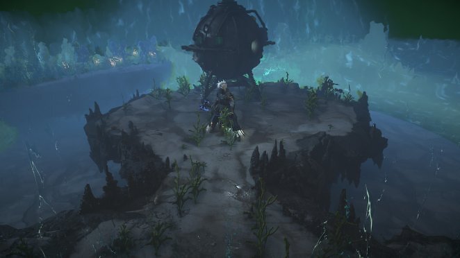 Der Meeresgrund von Path of Exile wartet: Dank der Batysphere erkundet ihr ihn unbeschadet ... zumindest ist das der Plan für euren Helden in Patch 3.29.0