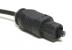 Toslink-Stecker eines optischen Digitalkabels