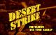 Desert Strike Return to the Gulf Amiga Startbildschirm 1993 