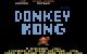 Donkey Kong 1983 Startbildschirm