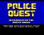 Police Quest In Pursuit of the Death Angel Amiga Startbildschirm 1987