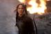 Jennifer Lawrence in ihrer Rolle als immer miesgelaunt dreinschauende Katniss.