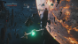 Everspace ist eines der schönsten Weltraumspiele, die uns bis heute begegnet sind. Die Aussicht kann man aus drei Ansichten genießen: Cockpit, ohne Cockpit und Außenansicht, wie hier auf dem Bild.