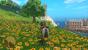 Was für eine Idylle! Die Wiese steht in voller Blüte, in der Entfernung steht ein Leuchtturm... doch trotzdem brauen sich schlimme Dinge in der Welt von Dragon Quest 11 zusammen.