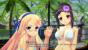 <em>Senran Kagura</em> ist ein gutes Beispiel dafür, dass sexualisierte Charaktere trotzdem ausgearbeitete Persönlichkeiten haben können. Die lesbische Katsuragi freut sich über ihre Freundinnen in Bikinis.